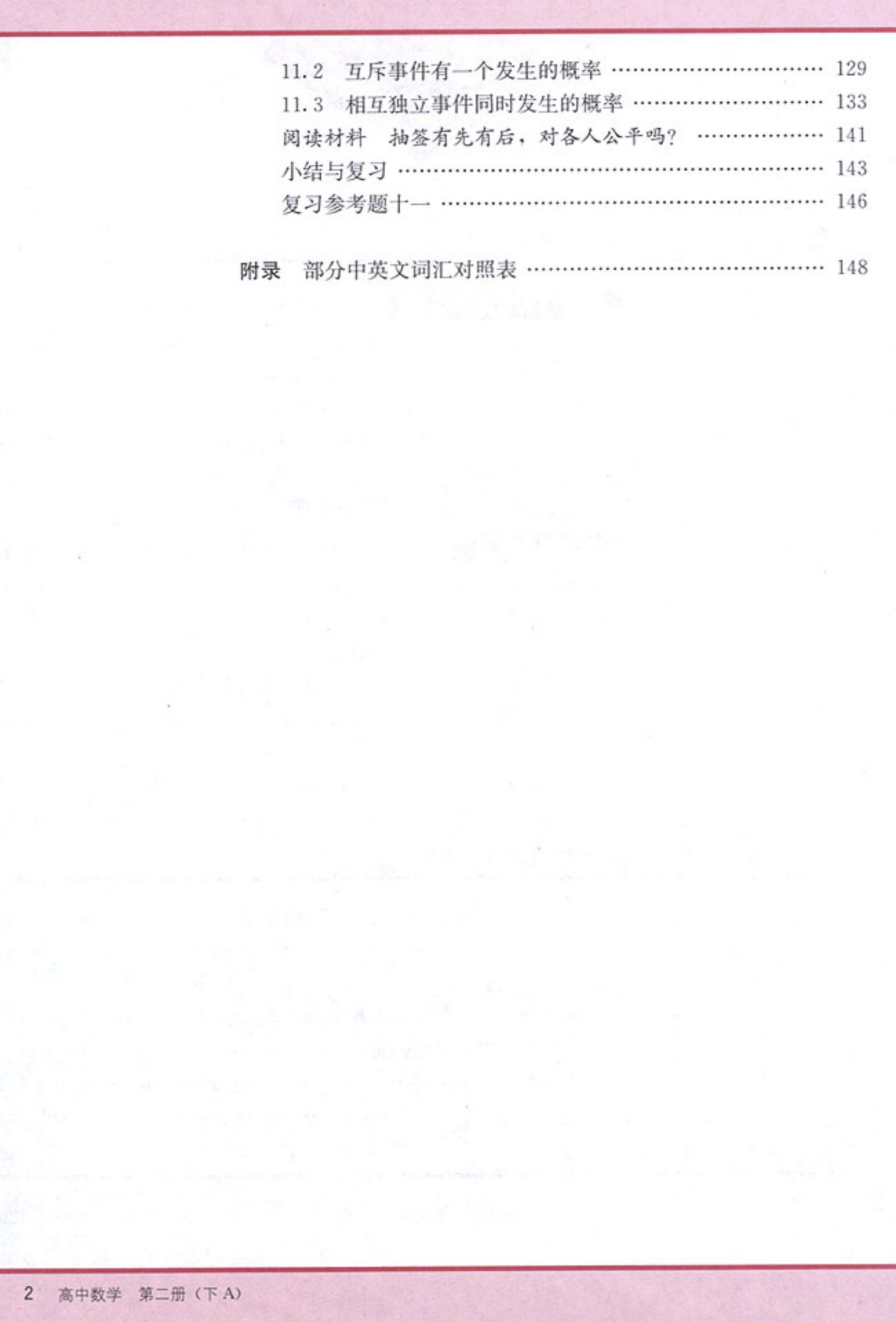 这是 A 版的目录。